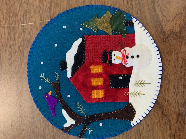 Holiday "Welcome" Home Wool Mat